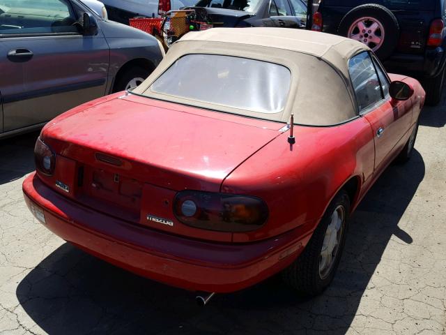 JM1NA3511P0423671 - 1993 MAZDA MX-5 MIATA RED photo 4