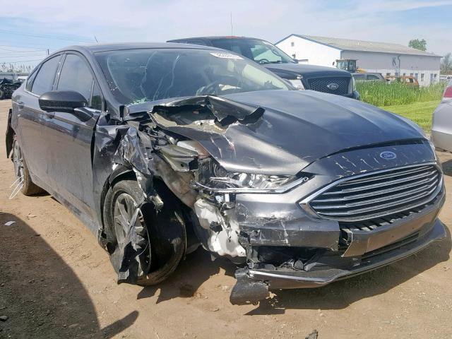 3FA6P0G78JR201984 - 2018 FORD FUSION S GRAY photo 1