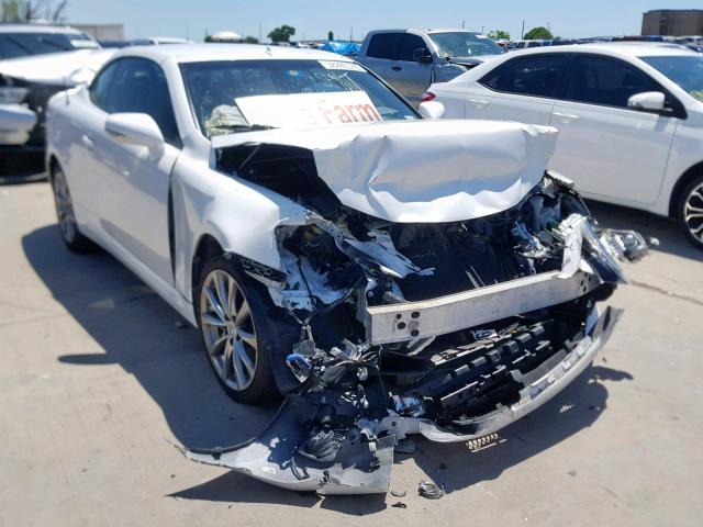 JTHFF2C2XE2530486 - 2014 LEXUS IS 250 WHITE photo 1