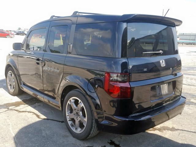 5J6YH18927L005787 - 2007 HONDA ELEMENT SC BLACK photo 3