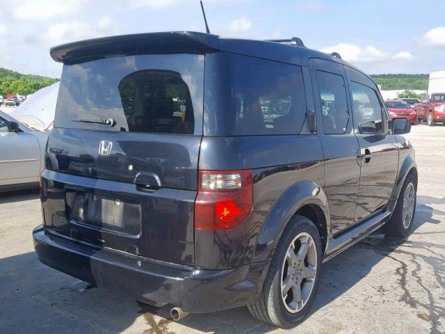 5J6YH18927L005787 - 2007 HONDA ELEMENT SC BLACK photo 4