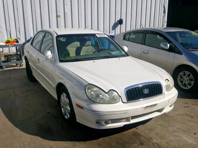 KMHWF25S73A890537 - 2003 HYUNDAI SONATA GL WHITE photo 1