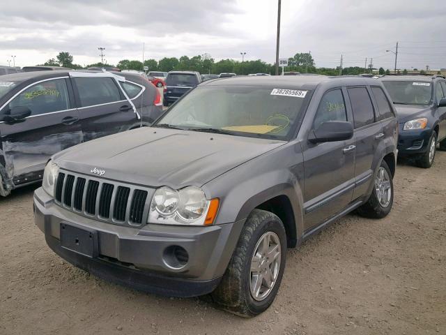 1J8GR48K27C675304 - 2007 JEEP GRAND CHER GRAY photo 2