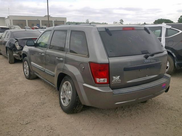 1J8GR48K27C675304 - 2007 JEEP GRAND CHER GRAY photo 3