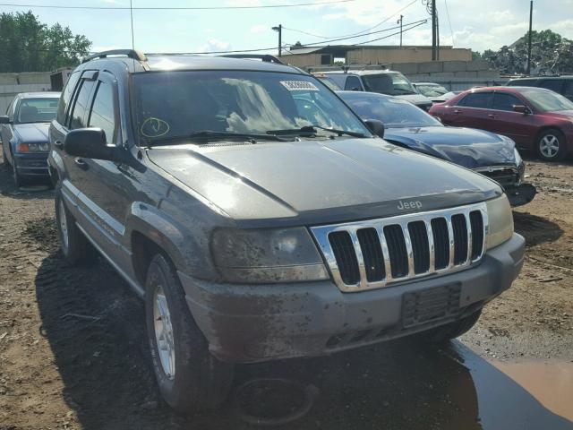 1J4GW48S72C164786 - 2002 JEEP GRAND CHER GRAY photo 1