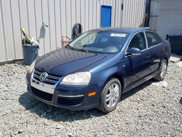 3VWCT71K86M853245 - 2006 VOLKSWAGEN JETTA TDI BLUE photo 2