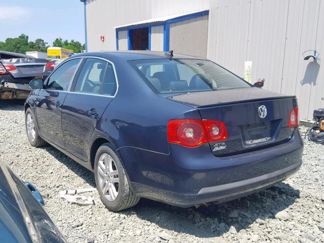 3VWCT71K86M853245 - 2006 VOLKSWAGEN JETTA TDI BLUE photo 3