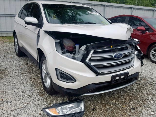 2FMPK4J96HBC09486 - 2017 FORD EDGE SEL WHITE photo 1