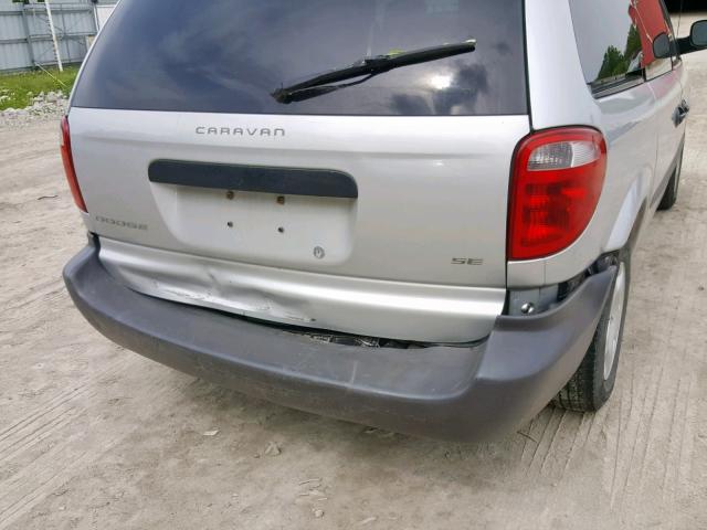 1B4GP25R42B532966 - 2002 DODGE CARAVAN SE SILVER photo 9