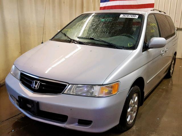 5FNRL18634B022367 - 2004 HONDA ODYSSEY EX SILVER photo 2