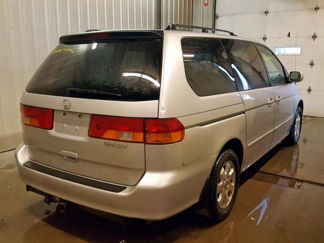 5FNRL18634B022367 - 2004 HONDA ODYSSEY EX SILVER photo 4