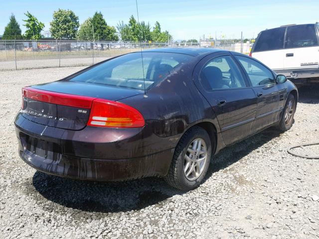 2B3HD46R44H611754 - 2004 DODGE INTREPID S 勃艮第红 照片 4