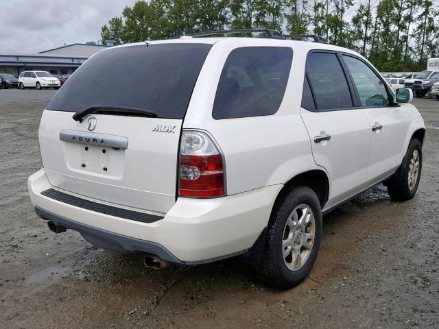 2HNYD18826H529052 - 2006 ACURA MDX TOURIN WHITE photo 4