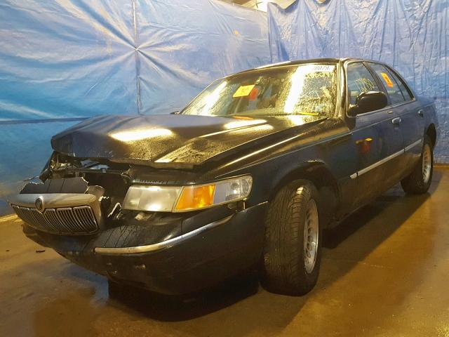 2MEFM75W7YX718371 - 2000 MERCURY GRAND MARQ BLACK photo 2