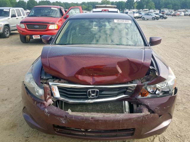 1HGCP2F45AA084733 - 2010 HONDA ACCORD LXP MAROON photo 7