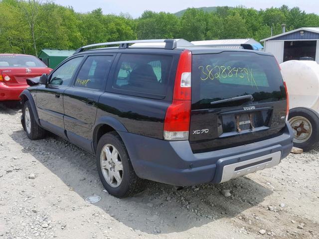 YV4SZ592X61211464 - 2006 VOLVO XC70 BLACK photo 3