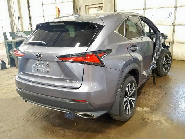 JTJBARBZXK2194742 - 2019 LEXUS NX 300 CHARCOAL photo 4