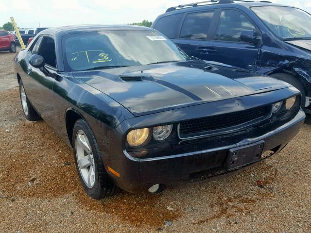 2C3CDYAG5CH316171 - 2012 DODGE CHALLENGER BLACK photo 1