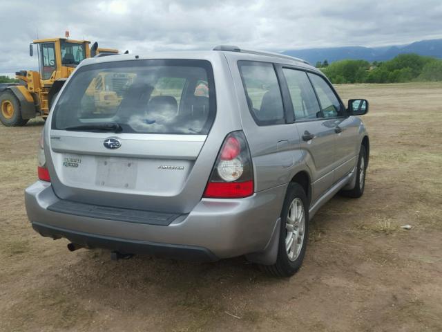JF1SG66628G729709 - 2008 SUBARU FORESTER S 银色 照片 4