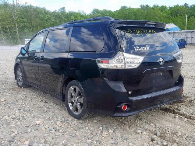 5TDXK3DC2BS112488 - 2011 TOYOTA SIENNA SPO BLACK photo 3