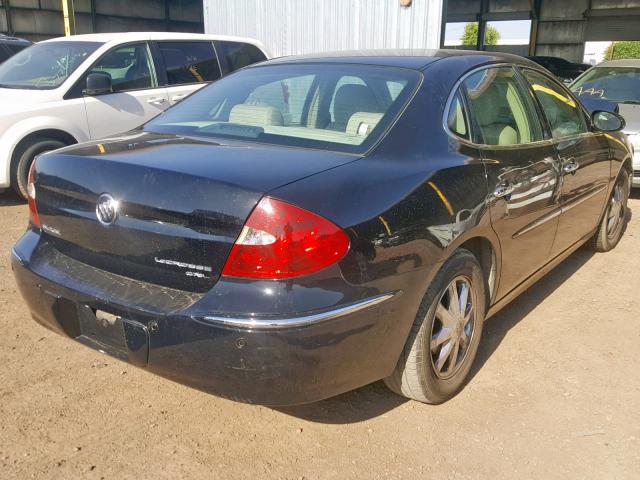 2G4WD562551217118 - 2005 BUICK LACROSSE C BLACK photo 4