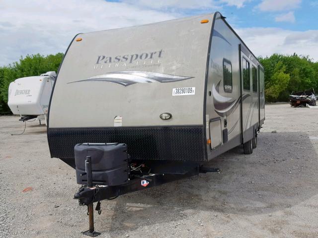 4YDT32229FT413425 - 2015 KEYSTONE PASSPORT TAN photo 2