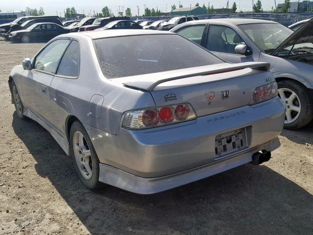 JHMBB61721C802596 - 2001 HONDA PRELUDE SE SILVER photo 3