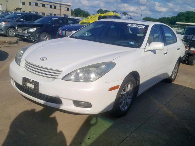 JTHBF30G930137527 - 2003 LEXUS ES 300 WHITE photo 2