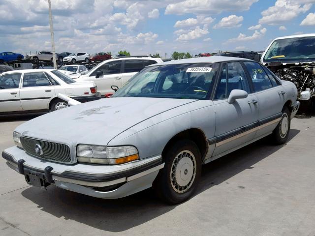 1G4HR52L6SH525934 - 1995 BUICK LESABRE LI GRAY photo 2