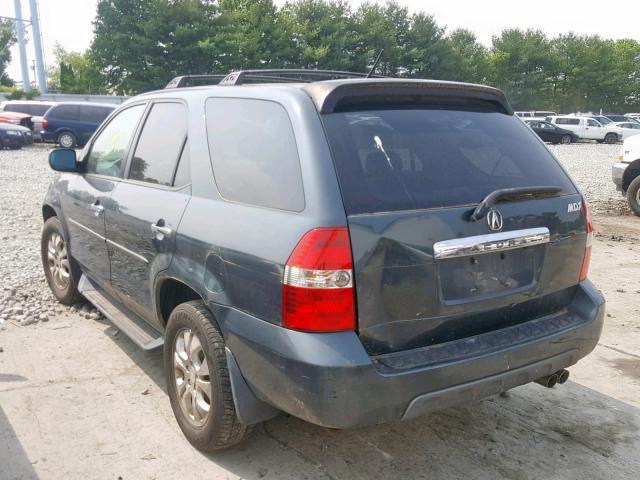 2HNYD18893H513569 - 2003 ACURA MDX TOURIN GRAY photo 3