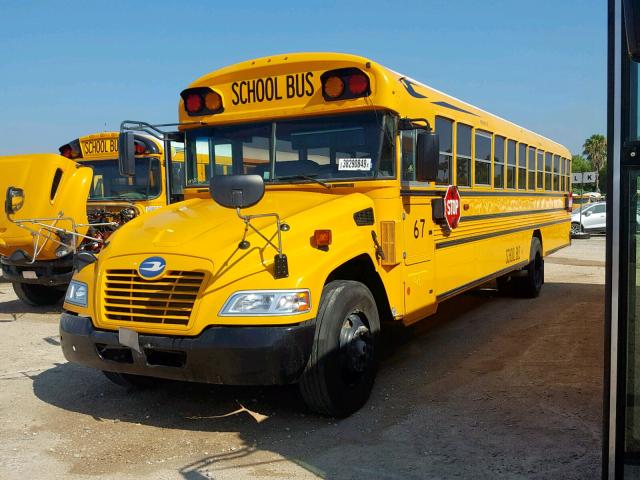 1BAKGCPA5GF319500 - 2016 BLUE BIRD SCHOOL BUS YELLOW photo 2