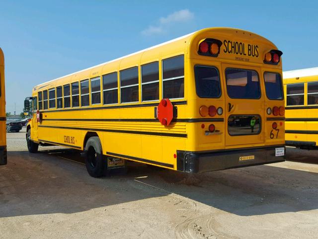 1BAKGCPA5GF319500 - 2016 BLUE BIRD SCHOOL BUS YELLOW photo 3