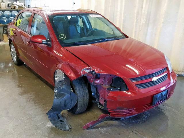 1G1AT58H297107793 - 2009 CHEVROLET COBALT LT RED photo 1