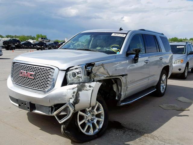 1GKS1CKJ9FR233512 - 2015 GMC YUKON DENA SILVER photo 2