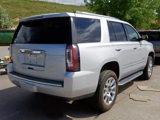 1GKS1CKJ9FR233512 - 2015 GMC YUKON DENA SILVER photo 4