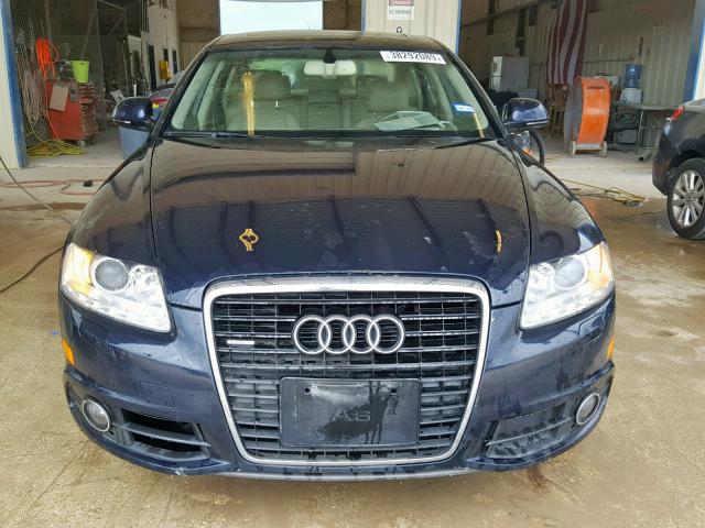 WAUFGAFB2BN002825 - 2011 AUDI A6 PREMIUM BLUE photo 9