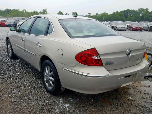 2G4WC582981200715 - 2008 BUICK LACROSSE C GOLD photo 3