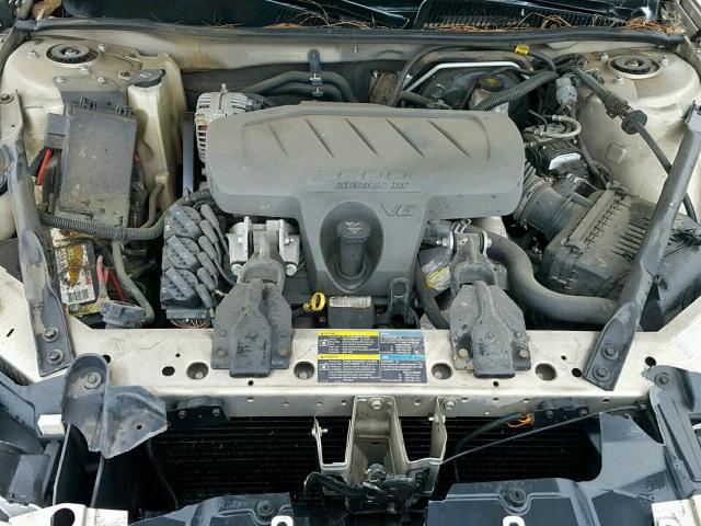 2G4WC582981200715 - 2008 BUICK LACROSSE C GOLD photo 7