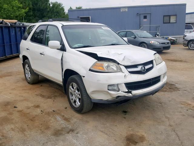 2HNYD188X6H535004 - 2006 ACURA MDX TOURIN WHITE photo 1