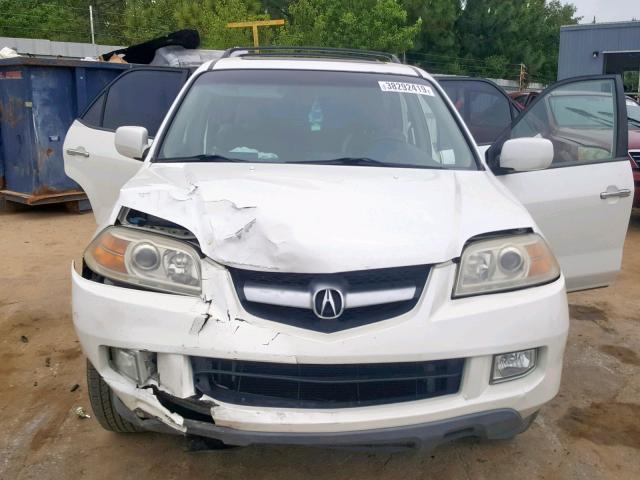 2HNYD188X6H535004 - 2006 ACURA MDX TOURIN WHITE photo 7