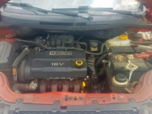 KL1TD56618B019464 - 2008 CHEVROLET AVEO BASE Qırmızı foto 7