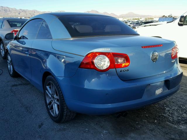 WVWFA71F78V043963 - 2008 VOLKSWAGEN EOS LUX 蓝色 照片 3