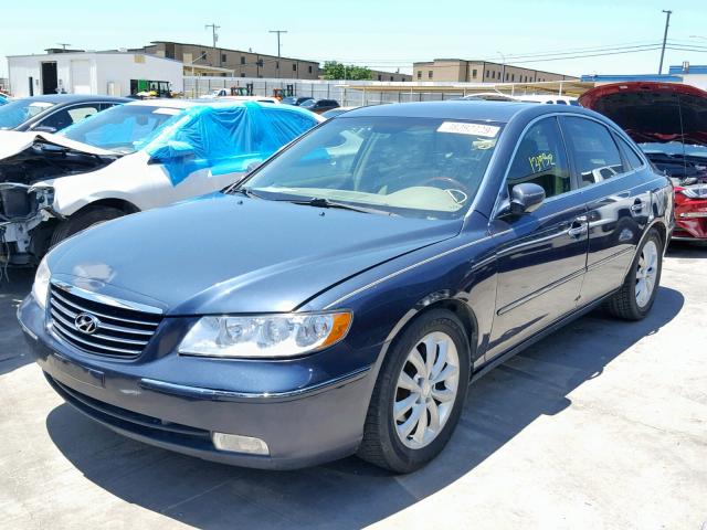 KMHFC46F36A092630 - 2006 HYUNDAI AZERA SE BLUE photo 2