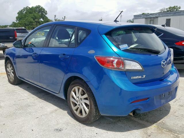 JM1BL1L77C1646293 - 2012 MAZDA 3 I BLUE photo 3