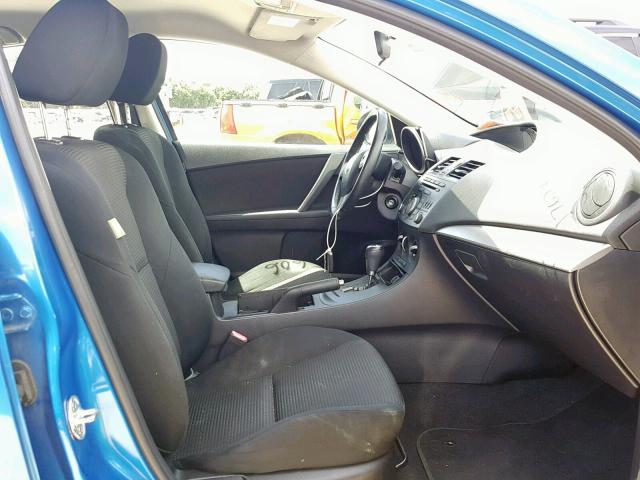 JM1BL1L77C1646293 - 2012 MAZDA 3 I BLUE photo 5