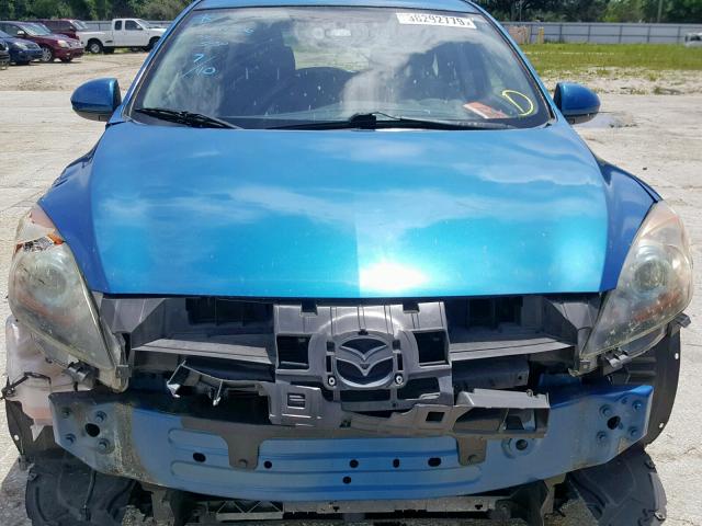 JM1BL1L77C1646293 - 2012 MAZDA 3 I BLUE photo 9