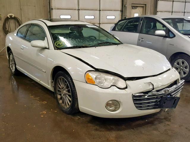 4C3AG52H03E077459 - 2003 CHRYSLER SEBRING LX WHITE photo 1