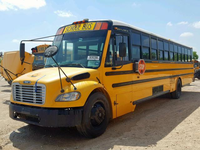 4UZABRDC28CZ10679 - 2008 FREIGHTLINER CHASSIS B2 YELLOW photo 2