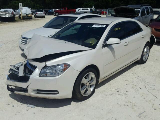 1G1ZC5E12BF347836 - 2011 CHEVROLET MALIBU 1LT WHITE photo 2