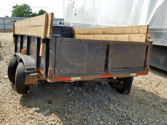 4YZDT122241008475 - 2004 UTILITY TRAILER Սև լուսանկար 3